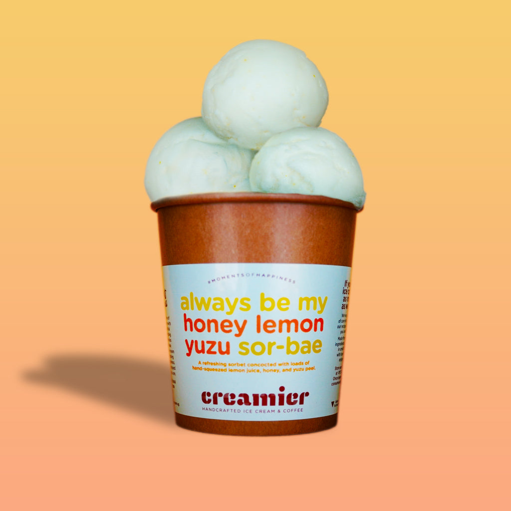 Honey Lemon Yuzu Sorbet