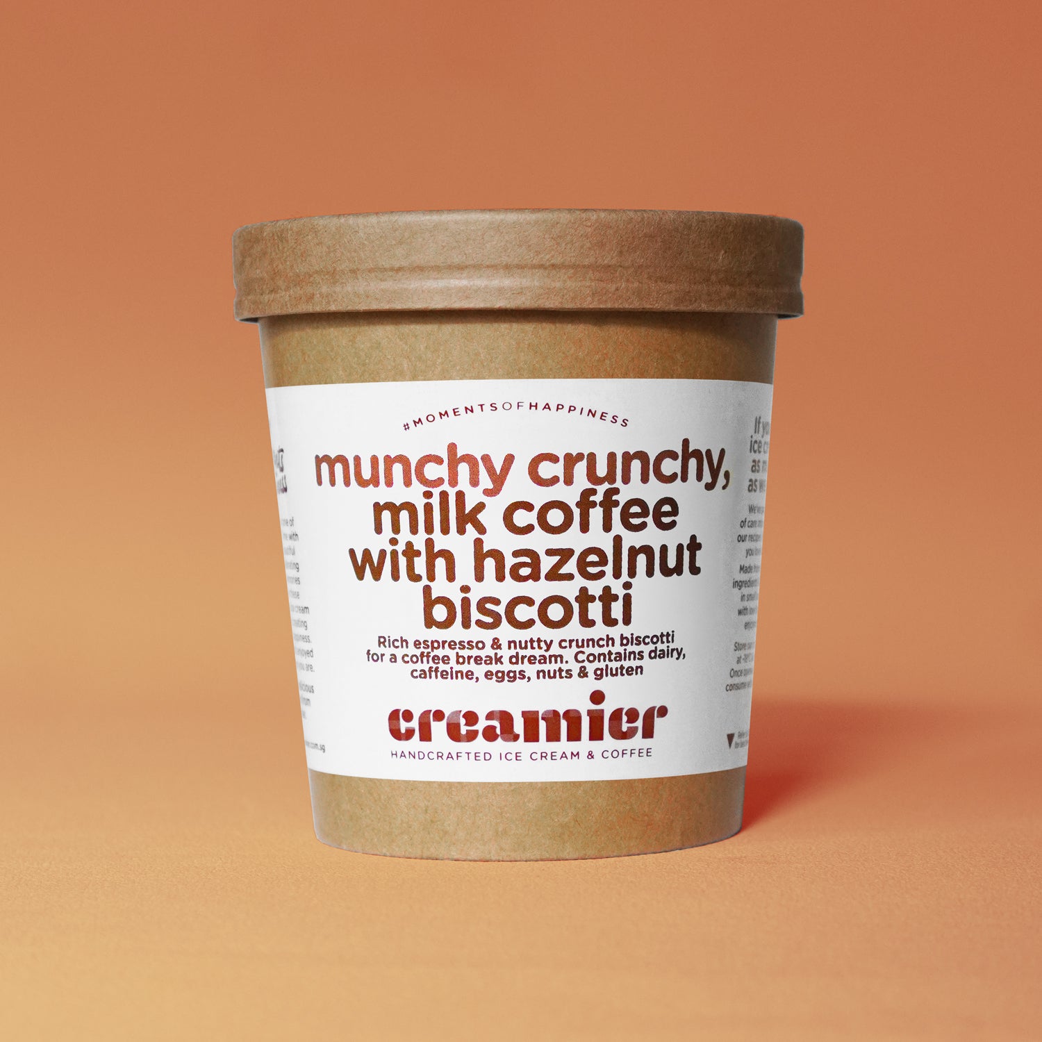 Milk Coffee with Hazelnut Biscotti