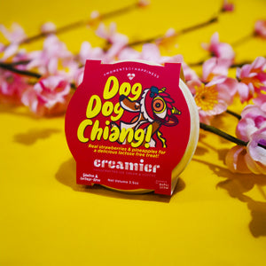 Pup Cup: Dog Dog Chiang! Strawberry Pineapple (Doggie Ice Cream)