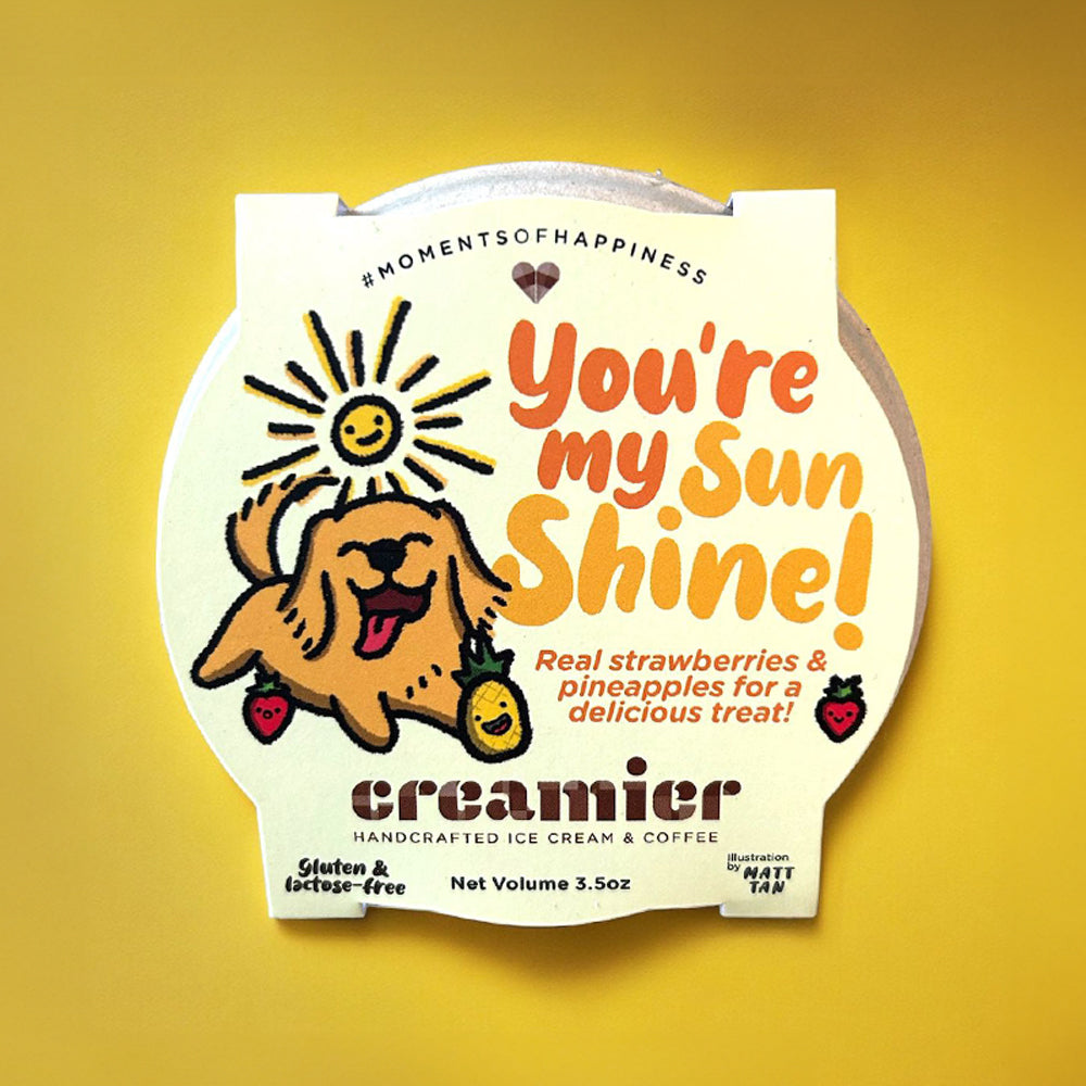 Pup Cup: You're My Sunshine! (Doggie Ice Cream)