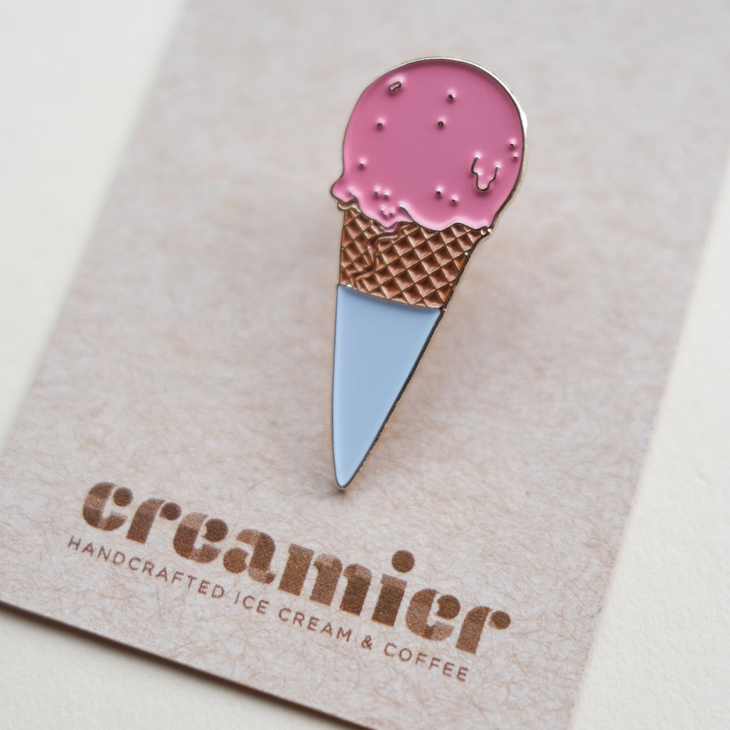 Summer Strawberries Cone Pin